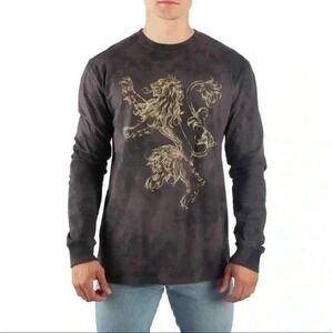 GAME OF THRONES NWT Lannister House Crest Long Sleeve Sz S